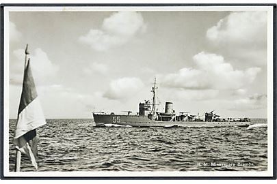 Bremön, svensk minestryger no. 55. Sveriges Flotta no.44417.