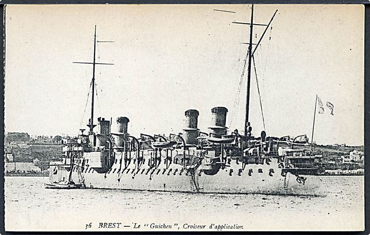 Guichen, fransk krydser i Brest. No. 36.