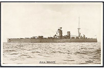 HMS Nelson, britisk slagskib. S. Cribb u/no.