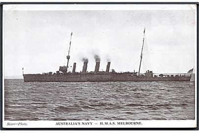 HMAS Melbourne, australsk krydser. U/no.