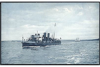 Østrig-ungarsk torpedobåd. Anvendt fra Fiume 1910.