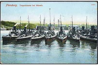 Tyske torpedobåde ved Flensburg, Mürwik. No. 20433.