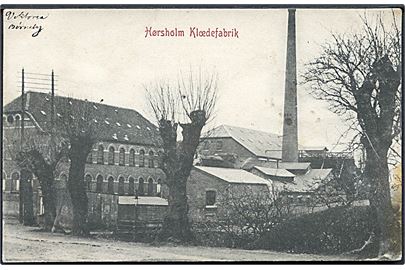 Hørsholm Klædefabrik. Carl Emil Thorsagers Papirhandel u/no. 