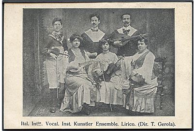Ital. Int'le. Vocal. Inst. Kunstler Ensemble. Lirico. (Dir. T. Gerola). Central - Trykkeriet, Horsens u/no. 