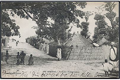 Senegal. Dakar. Village Lébou. Fontier no. 133. (Afrevet mærke). 