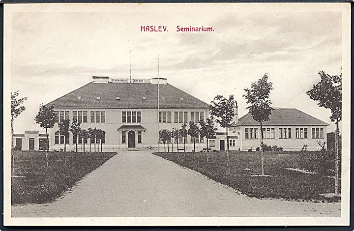 Haslev Seminarium. Lauritz Smiths Boghandel no. 34387. 