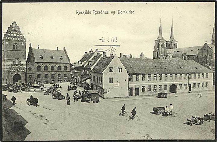 Roskilde Raadhus og Damkirke. E. Flensborg no. 199.