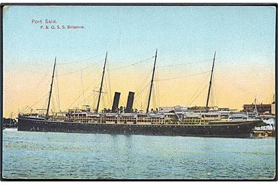 Britannia, S/S, Peninsular and Oriental Steam Navigation Company. E. Freres no. 6114.