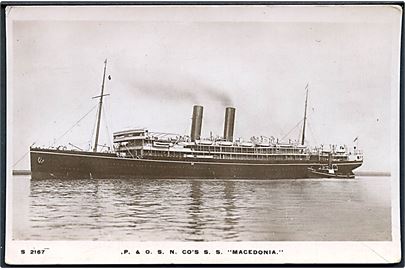 Macedonia, S/S, Peninsular and Oriental Steam Navigation Company. No. S.2167.