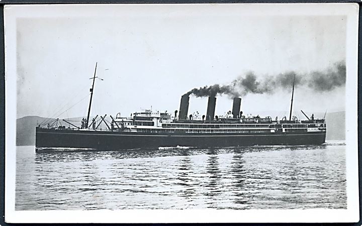 Naldera, S/S, Peninsular and Oriental Steam Navigation Company. Fotokort u/no.