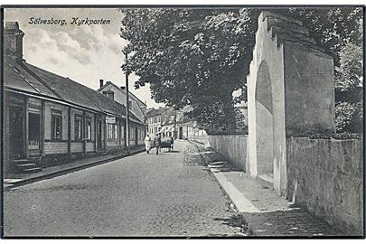 Sverige. Sölvesborg. Kirkeporten. A. V. Wennerslund no. 280487. 