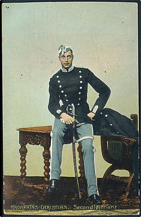 Kronprins Christian. Secondløjtnant. Stenders no. 6209. 