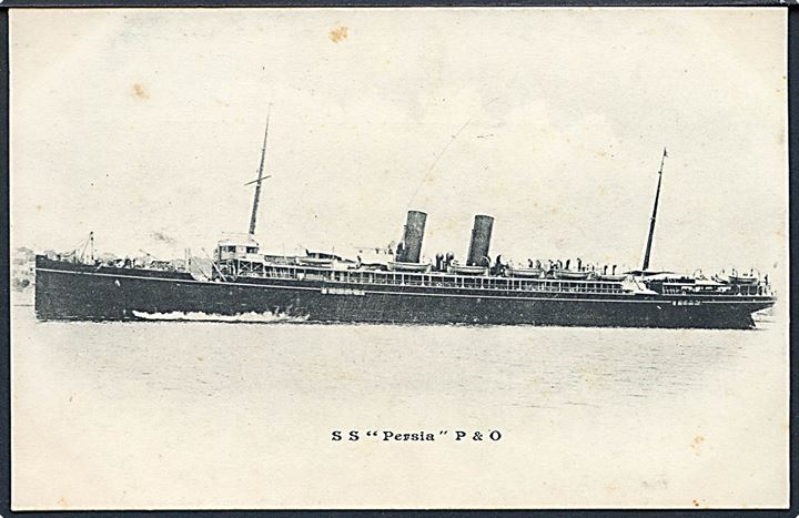 Persia, S/S, Peninsular and Oriental Steam Navigation Company. U/no.