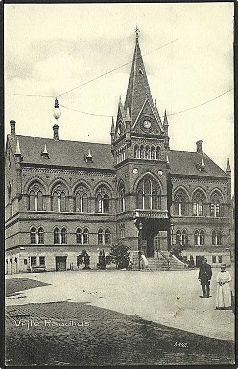 Raadhuset i Vejle. N.J. Mehlsen no. 5442.