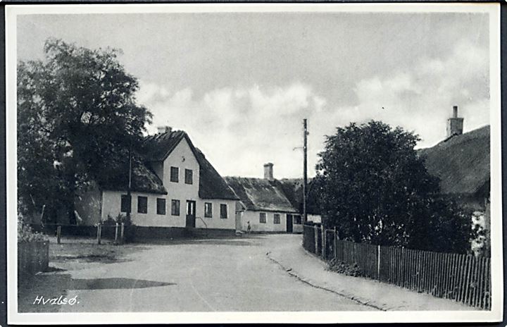 Hvalsø. Købmandsgården V. Toft - Pedersen no. 9956. 