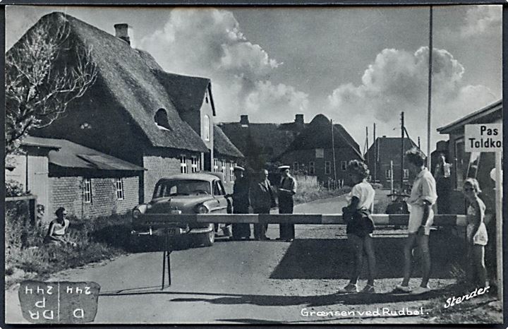 Grænsen ved Rudbøl. Stenders, Tønder no. 83 K. 