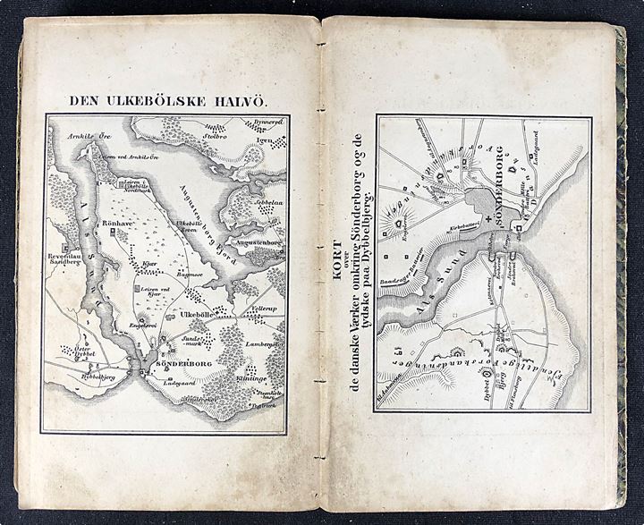 Skildringer fra den Slesvigske krig, uddrag af en dagbog ved Fr. Hammerich. 198 sider + 3 landkort.