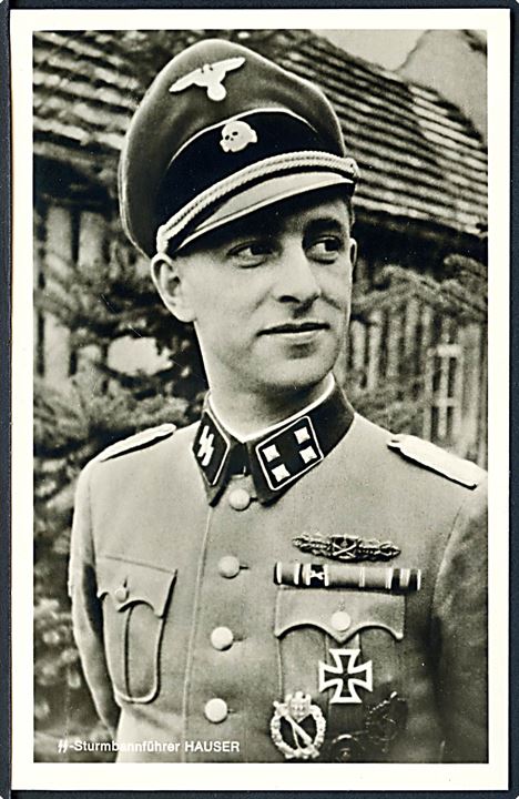 SS-Sturmbannführer Hauser. Photo-Hoffmann. 