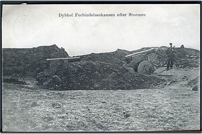 Dybbøl Forbindelseskansen efter Stormen. Carl C. Biehl no. 12316. 