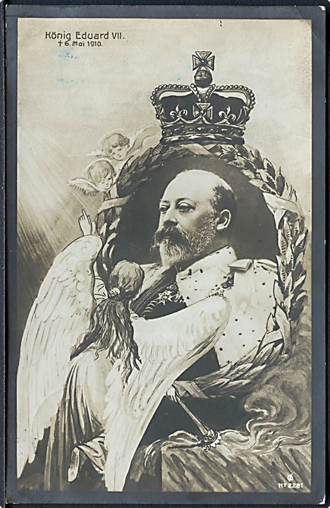 Kong Edward VII. 1841 - 1910. Ø no. 2281. 