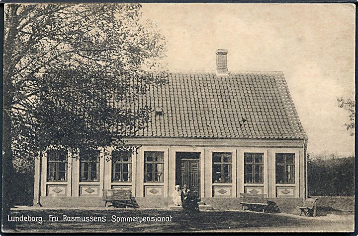 Lundeborg. Fru Rasmussens Sommerpensionat. Stenders no. 50252. 