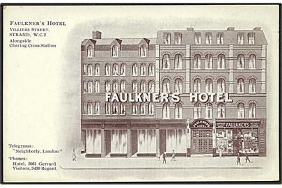 Faulkner's Hotel i London, England. U/no.