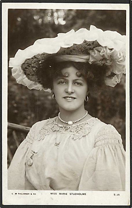 Miss Marie Studholme. C.W. Faulkner no. 35.