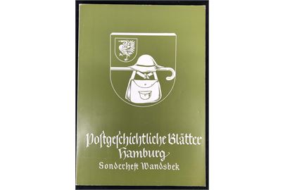 Postgeschichtliche Blätter Hamburg - Sonderhefte Wandsbek. 76 sider.