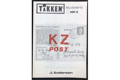 KZ Post af Jeppe Andersen. Takkens billighæfte nr. 4. 12 sider.