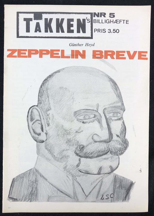 Zeppelin breve af Günther Heyd. Takkens bilighæfte no. 5. 12 sider.