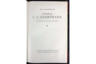 Admiral C. C. Zahrtmann. En mands og en slægts historie af M. K. Zahrtmann. 214 sider sømilitær- og slægtshistorie om bl.a. beskrivelse af Vestindientogt (1833-34) og Togtet med Thetis til Middelhavet 1842.