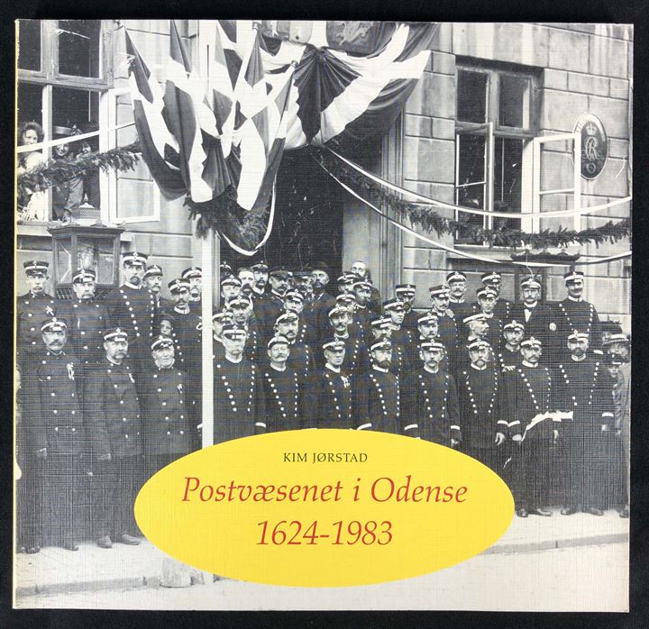 Postvæsenet i Odense 1624-1983 af Kim Jørstad. Illustreret jubilæumsskrift på 110 sider. Odense Universitetsforlag 1983.