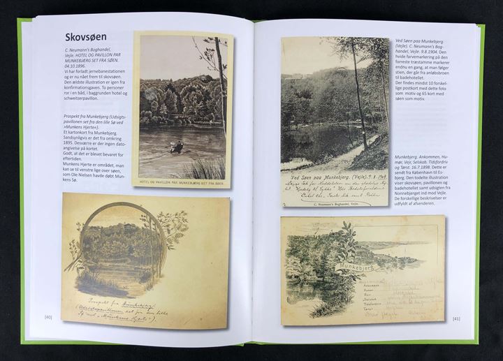 Tag med på en udflugt til Munkebjerg af Gert Guttenberg & Tommy Holm. Illustreret skildring med gamle postkort. 96 sider.