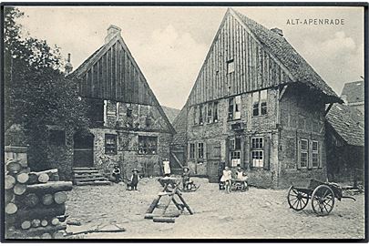 Aabenraa, fra det gamle Aabenraa. A. Wohlenberg no. 54168.