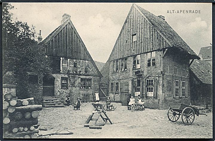 Aabenraa, fra det gamle Aabenraa. A. Wohlenberg no. 54168.