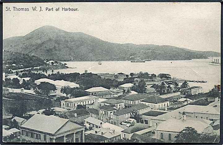 D.V.I., St. Thomas, Part of Harbour. Edv. Frass u/no.