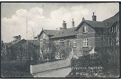 Vestbirk Højskole. Aage Anker Heegaard no. 11237. 