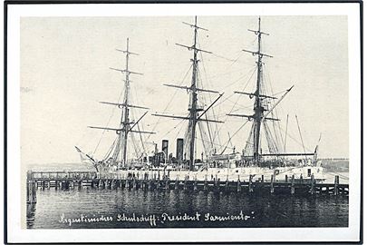 Presidente Sarmiento, argentinsk skoleskib på besøg i Hamburg.