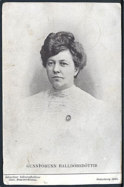 Gunnporunn Halldórsdóttir. (Icel. Players-Series.) Gutenberg 1908. 
