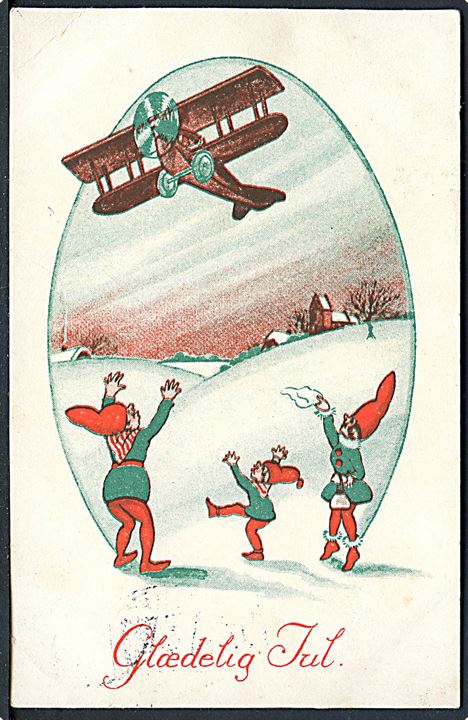 Nisser og Flyvemaskine. Tegnet af Orla Muff. Serie 11. 