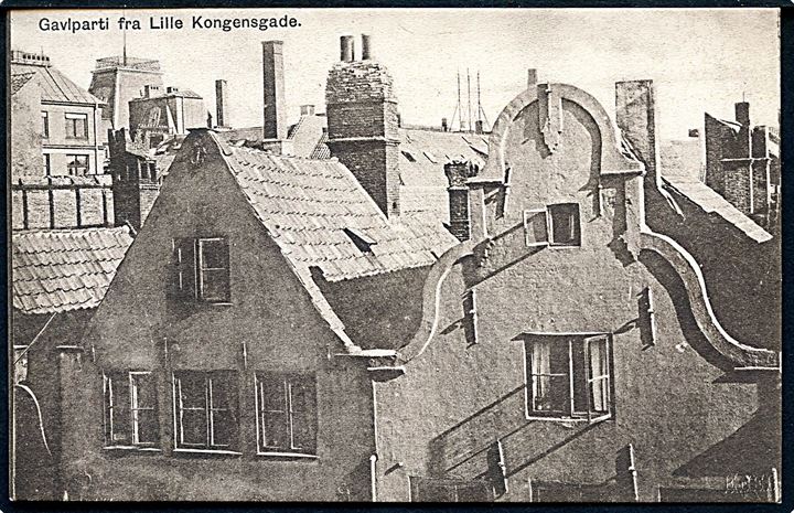 København. Gavlparti fra Lille Kongenshave. V. P. no. 309. 