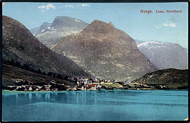Norge. Loen, Nordfjord. Mittet & Co. no. 85. 