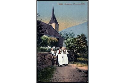 Norge. Hardanger, Ullensvang Kirke. Mittet & Co. no. 48. 