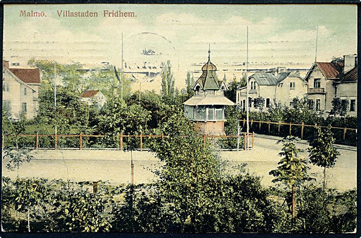 Sverige. Malmø. Villastaden Fridhem. No. 39?9 C. 