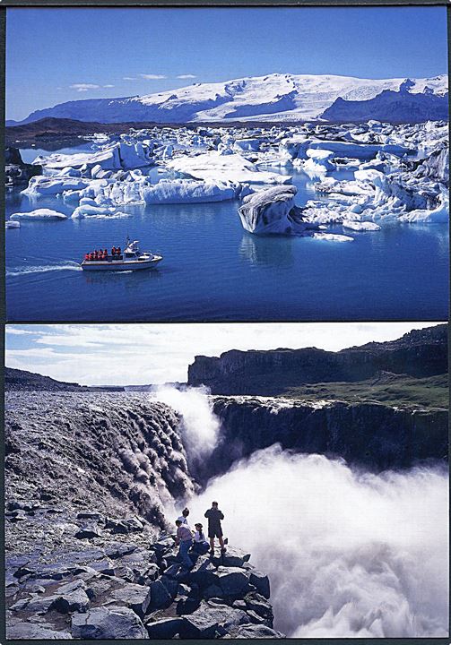 Turistkort fra Island. Serie med 5 Go-Card fra Iceland Exoress. No. 6755, 6753, 6752, 6754 & 6756.
