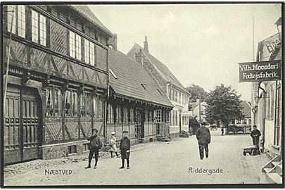 Parti fra Riddergade i Næstved. Stenders no. 8249.