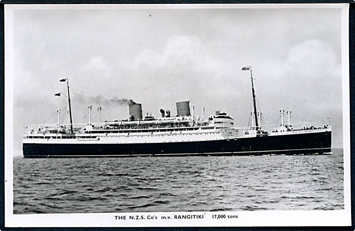 Rangitiki, M/S, New Zealand Shipping Company.