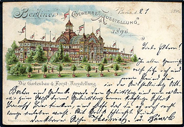 Berliner Gewerbe-Ausstellung 1896. Die Gartenbau- & Forst- Ausstellung.