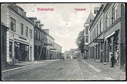 Stubbekøbing, Vestergade. Warburg no. 2023.
