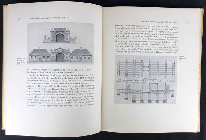 Omkring Københavns gamle Volde og Stokhuse af Axel Pontoppidan. Et stykke byhistorie fra Københavns gamle befæstning. Illustreret 113 sider.